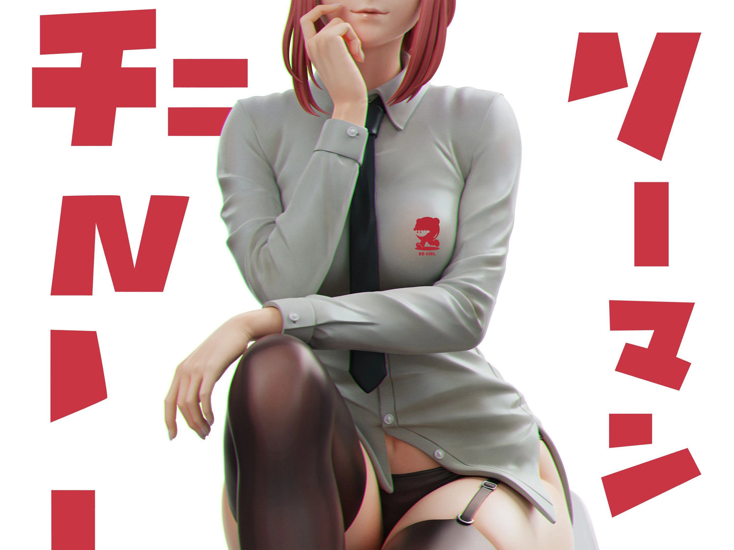 Preventa Resina Makima Figura Chainsaw Man BBGIRL Estudio