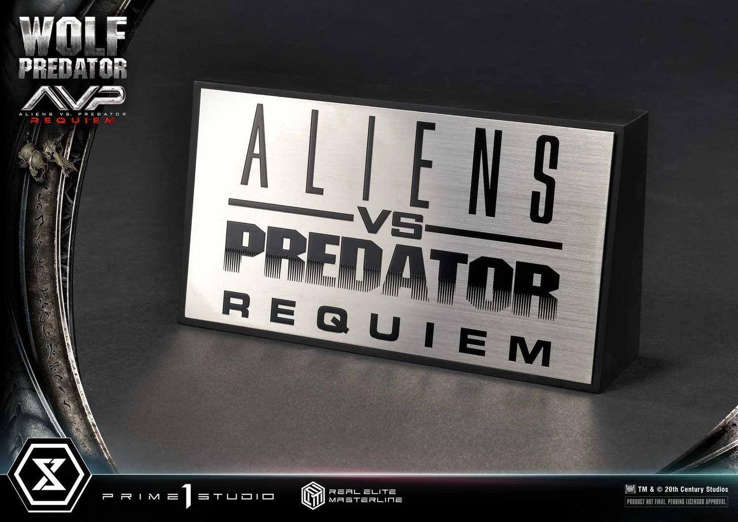 Preventa Resina Wolf Predator Figura Aliens vs Predator: Requiem Prime 1 (Licencia) Estudio