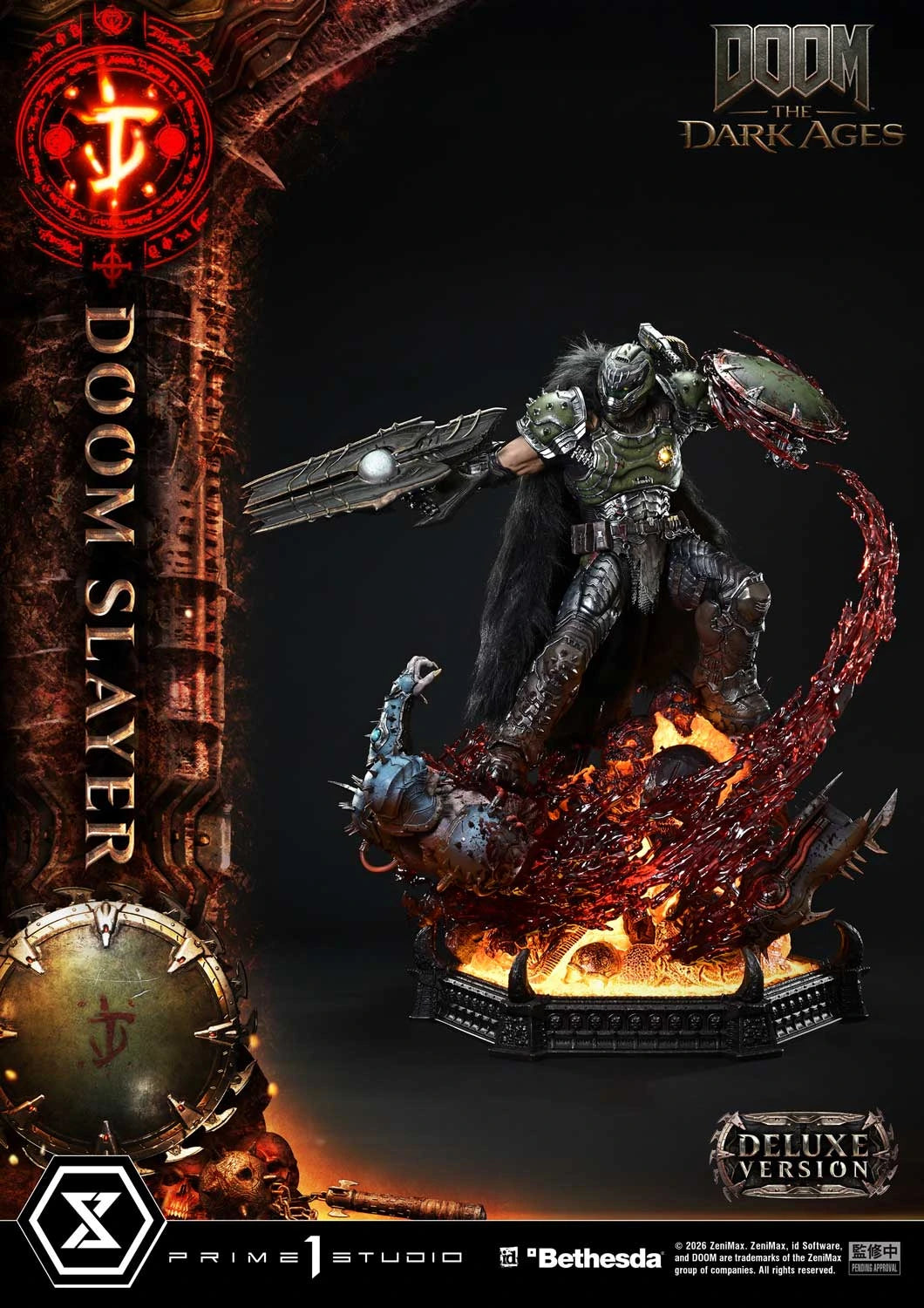 "Preventa Resina Doom Slayer  Figura DOOM: The Dark Ages   Prime 1 (Licencia) Estudio"