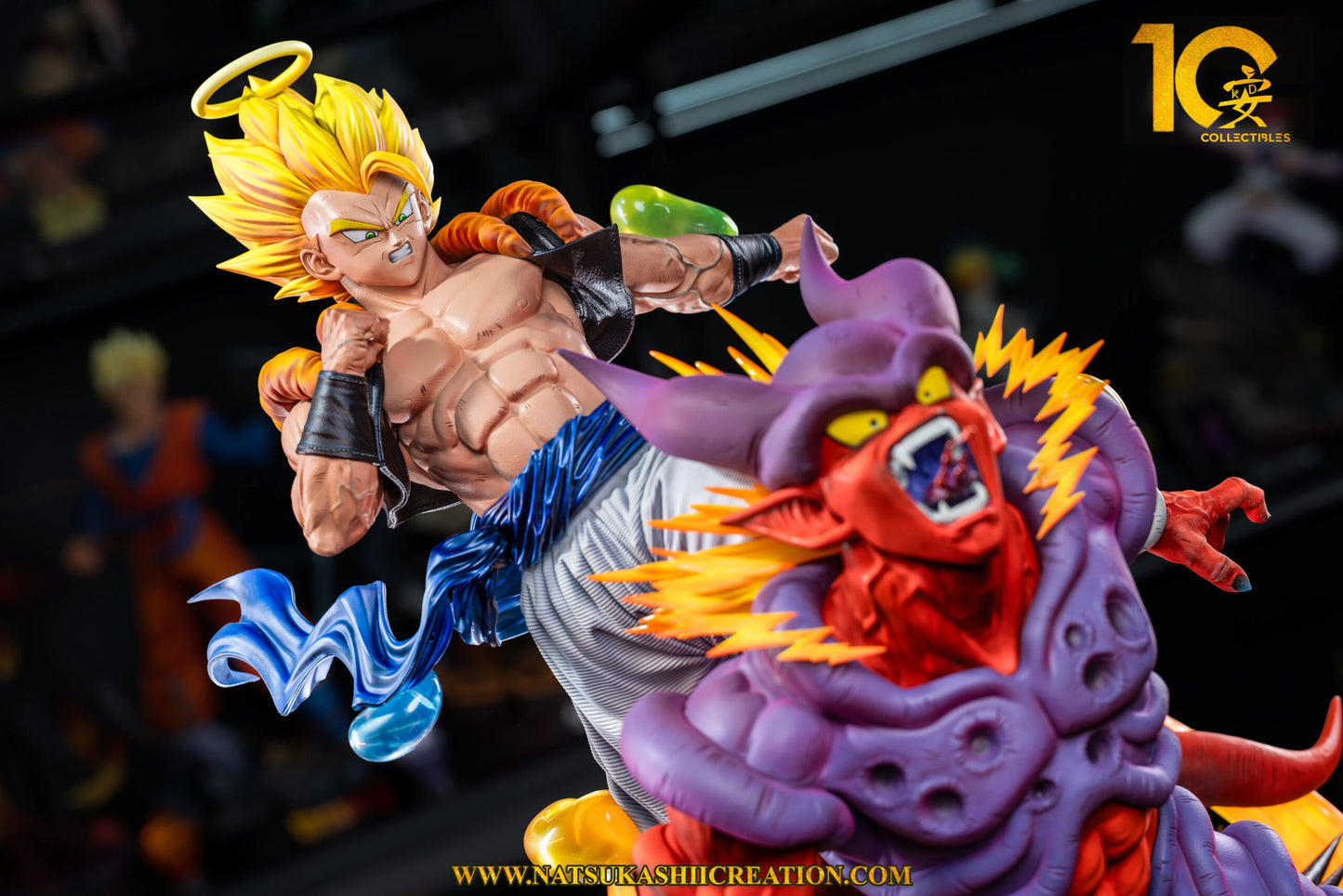 Preventa Resina Gogeta vs Janemba Figura Dragon Ball KD Collectibles  Estudio