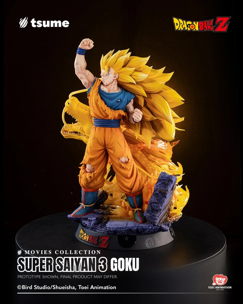 Preventa Resina Goku Super Saiyan 3 Figura Dragon Ball 1/4 Tsume Art Estudio (Licencia)