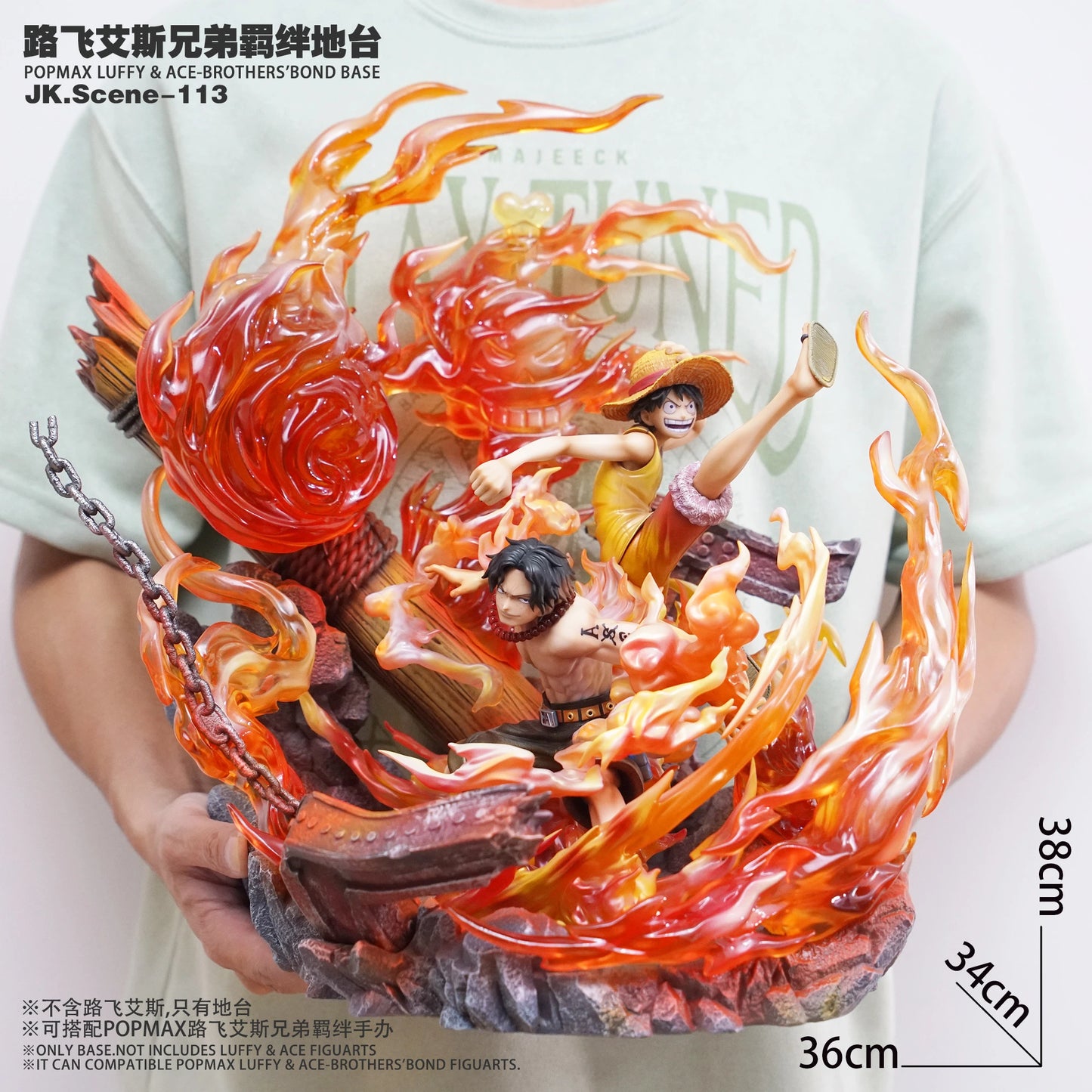 Preventa Resina Brothers Base Figura One Piece JacksDo Estudio