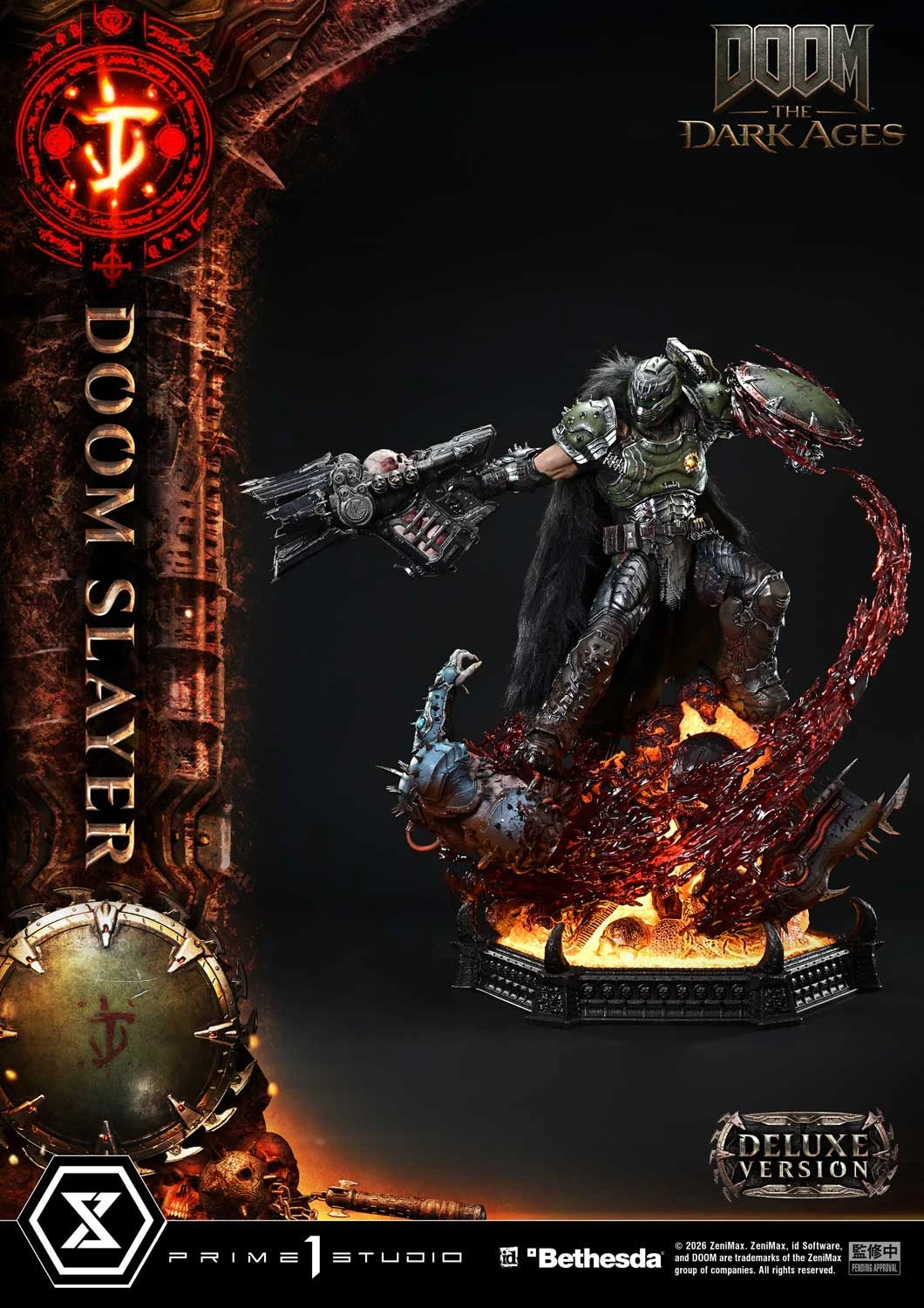 "Preventa Resina Doom Slayer  Figura DOOM: The Dark Ages   Prime 1 (Licencia) Estudio"