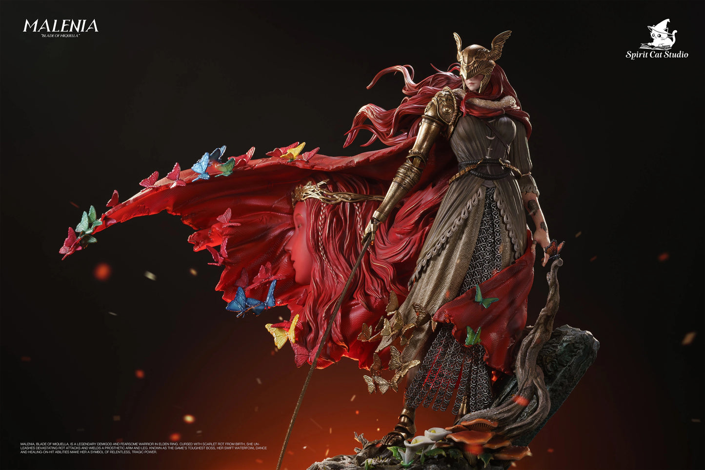 Preventa Resina Malenia Figura Elden Ring Spirit Cat Estudio