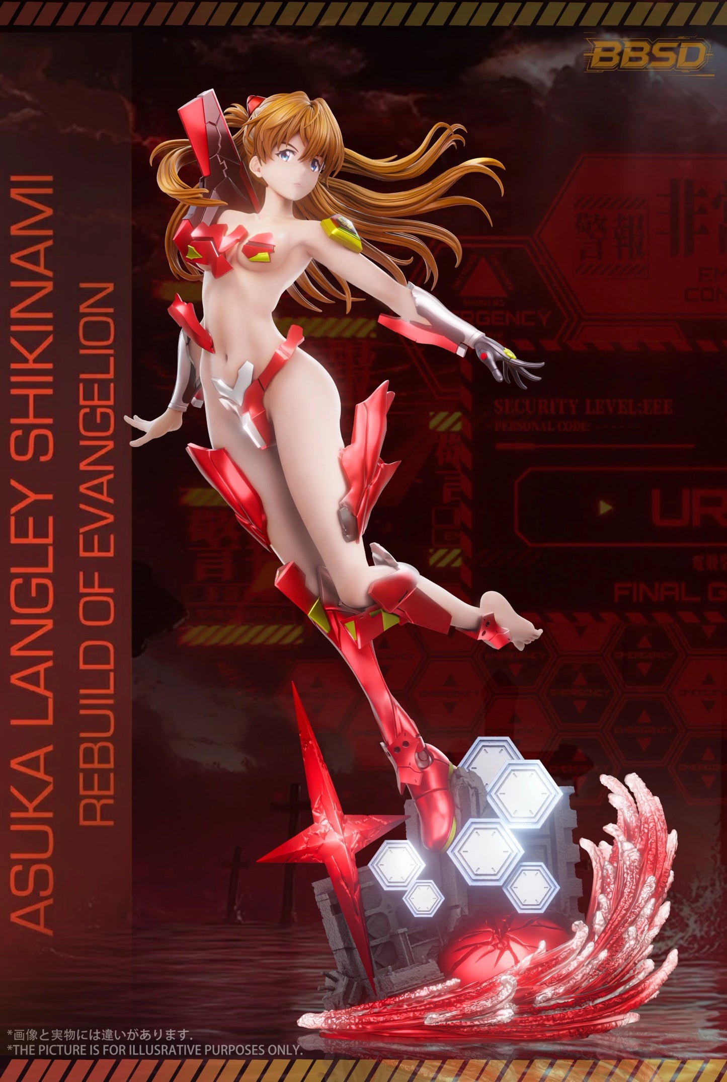 Preventa Resina Asuka Langley & Rei Ayanami Figura Evangelion BBSD Estudio