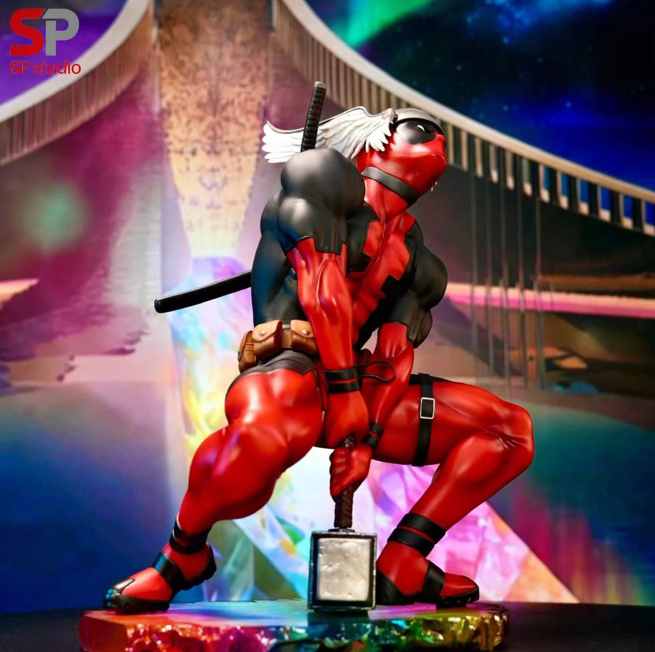 Preventa Resina Deadpool "Thor" Figura Marvel Comics 1/4 SP Estudio