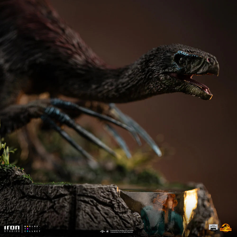 Preventa Resina Therizinosaurus Figura Jurassic World: Dominio  Iron (Licencia) Estudio