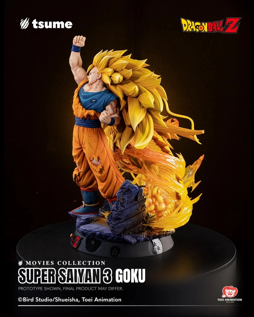 Preventa Resina Goku Super Saiyan 3 Figura Dragon Ball 1/4 Tsume Art Estudio (Licencia)