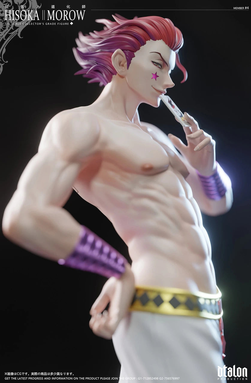 Preventa Resina Hisoka Morow Figura Hunter x Hunter DTalon Estudio