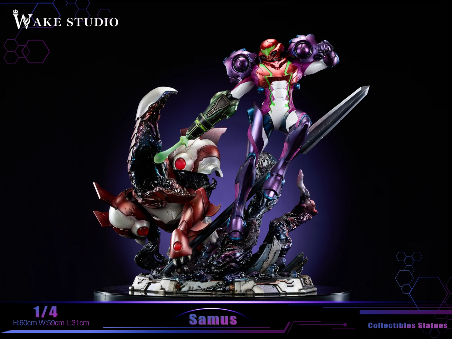 Preventa Resina Samus Figura Metroid Wake Estudio