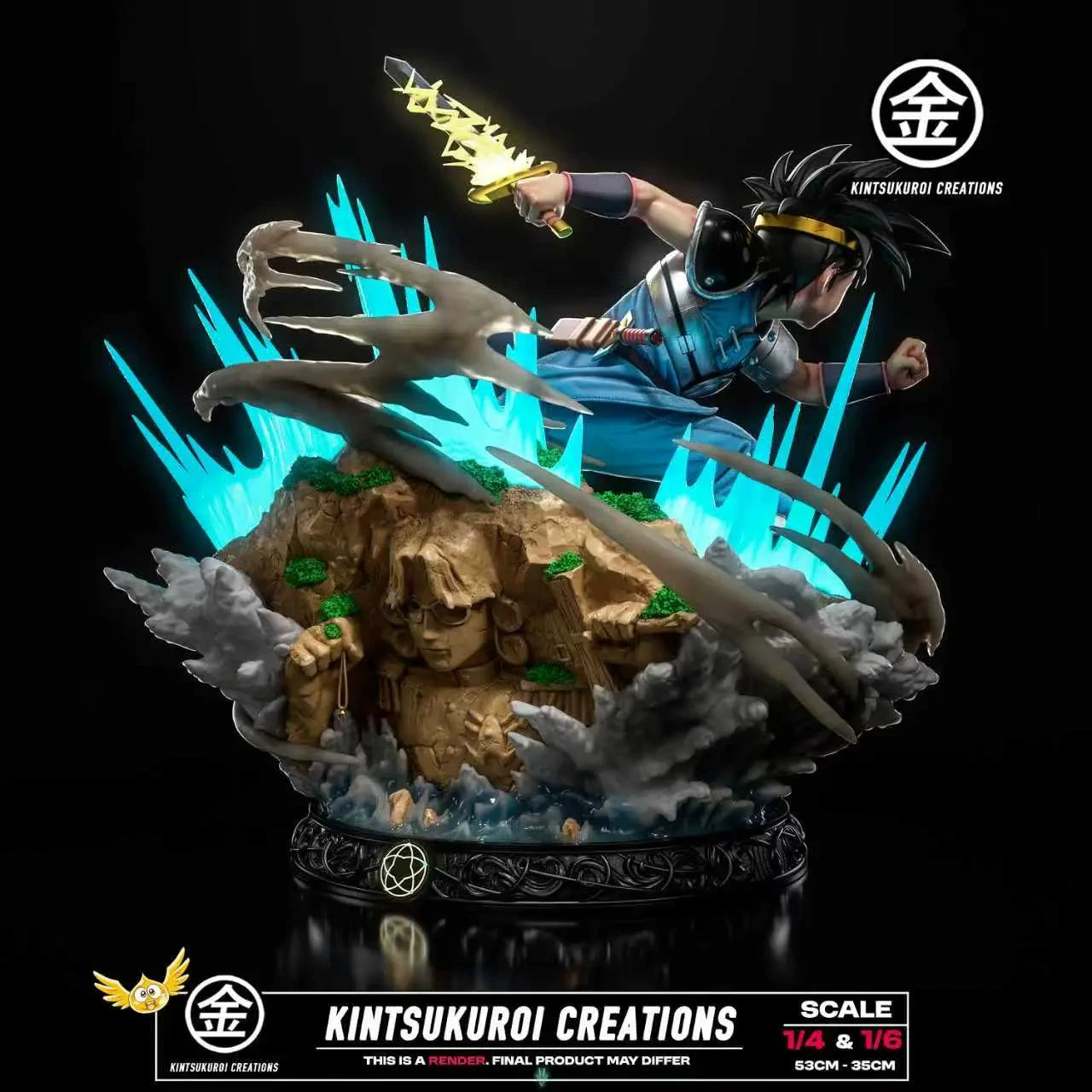Preventa Resina Dai Figura Dragon Quest: The Adventure of Dai Kintsukuroi Creations Estudio