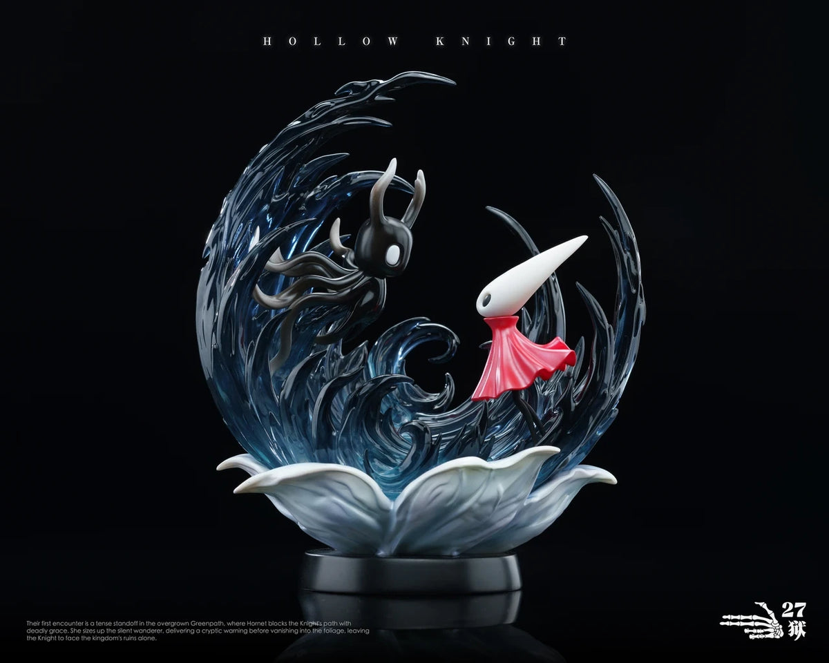Preventa Resina Silksong y Knight  Figura Hollow Knight: Silksong 27Abyss Estudio