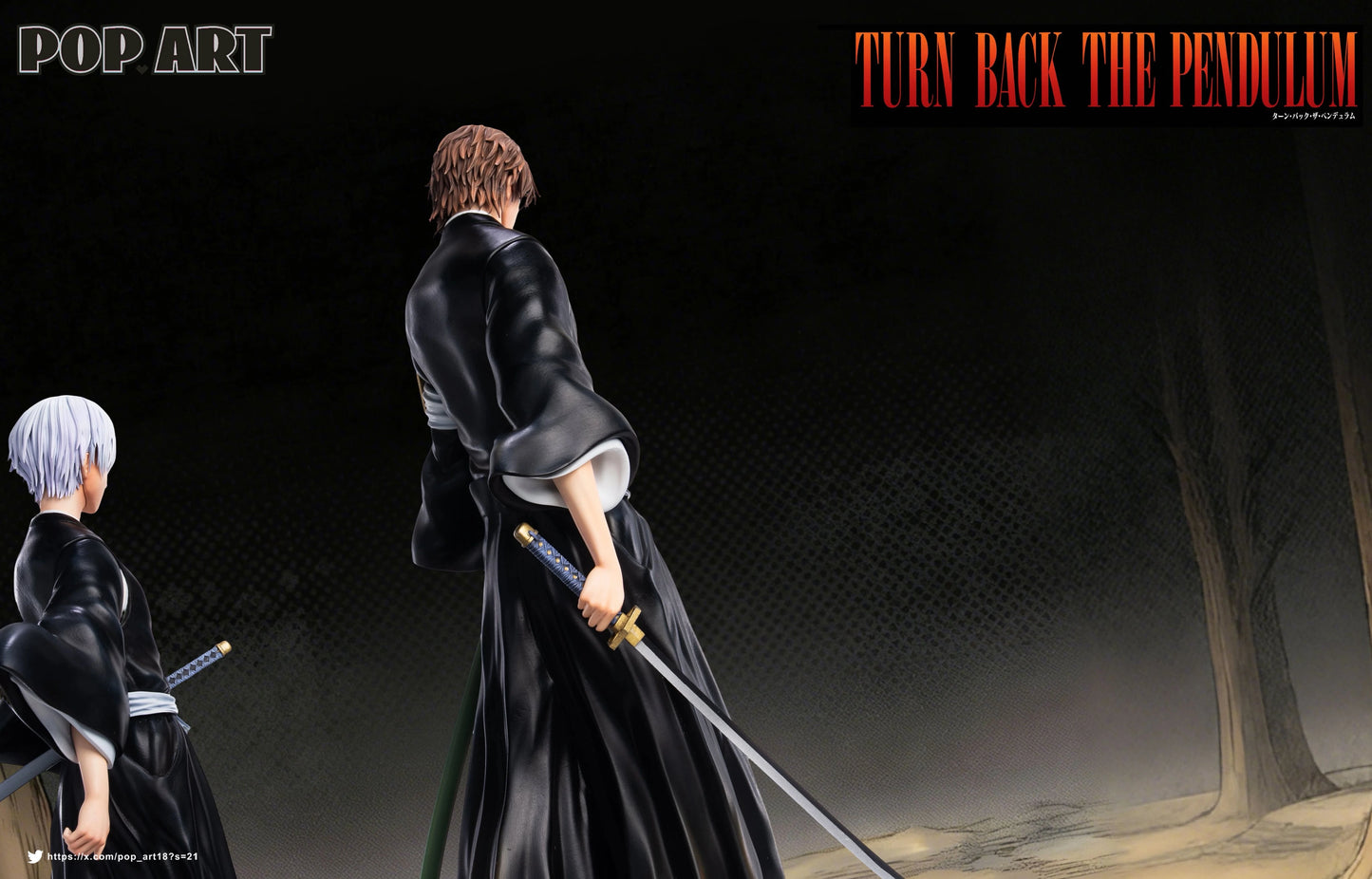 Preventa Resina Aizen & Ichimaru Gin Figura Bleach POP.ART  Estudio