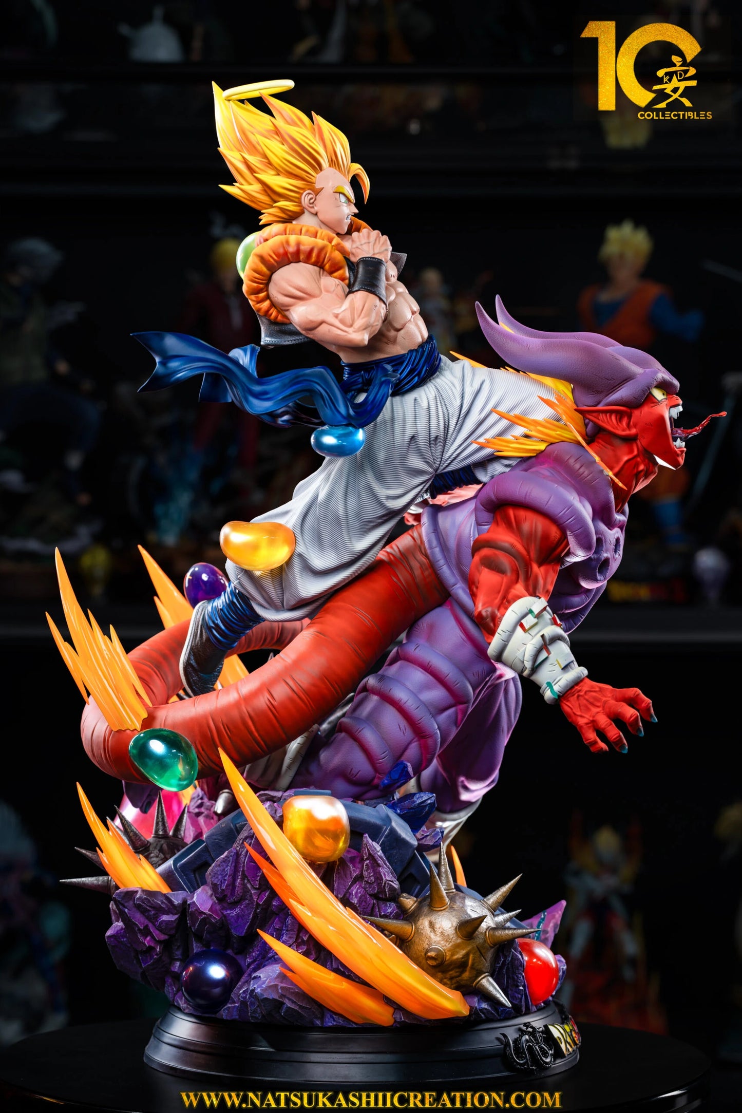Preventa Resina Gogeta vs Janemba Figura Dragon Ball KD Collectibles  Estudio