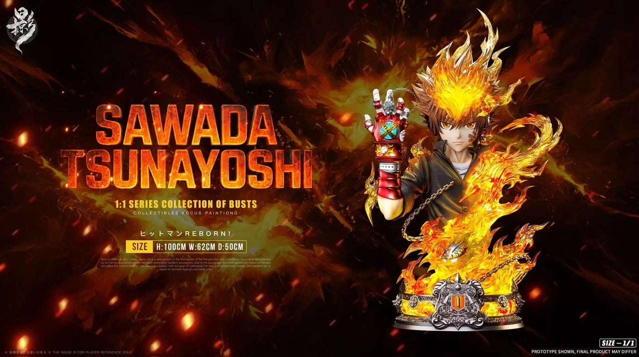 "Preventa Resina Tsunayoshi Sawada Figura Katekyō Hitman Reborn!  1/3 LueYing Estudio"