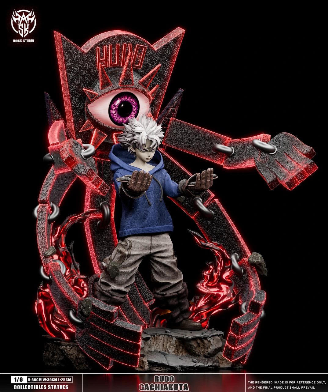 Preventa Resina Surebrec Rudo Figura Gachiakuta Mask  Estudio