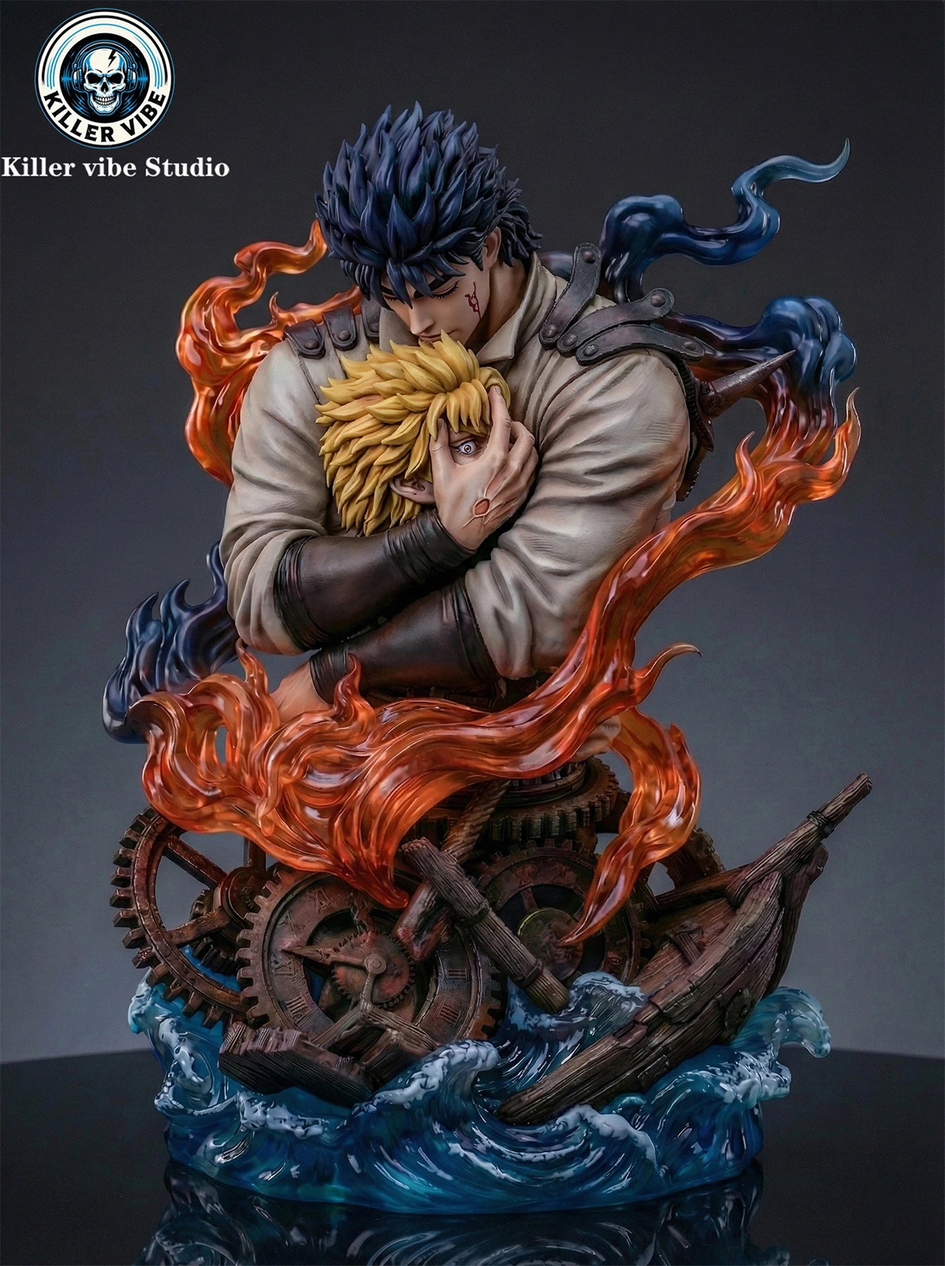 "Preventa Resina Jonathan Joestar & Dio Brando Figura JoJo's Bizarre Adventure  Killer Vibe Estudio"