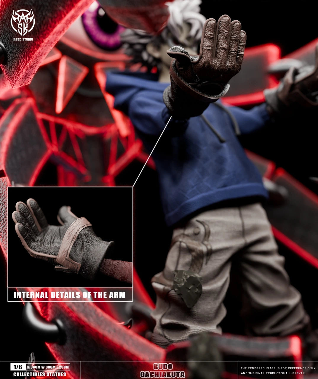Preventa Resina Surebrec Rudo Figura Gachiakuta Mask  Estudio