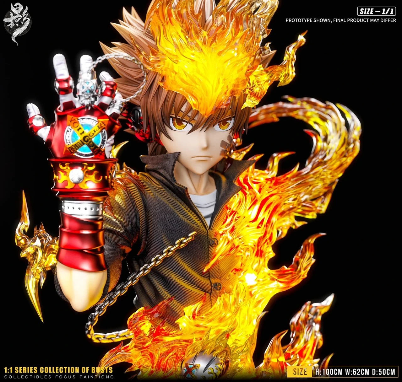 "Preventa Resina Tsunayoshi Sawada Figura Katekyō Hitman Reborn!  1/3 LueYing Estudio"