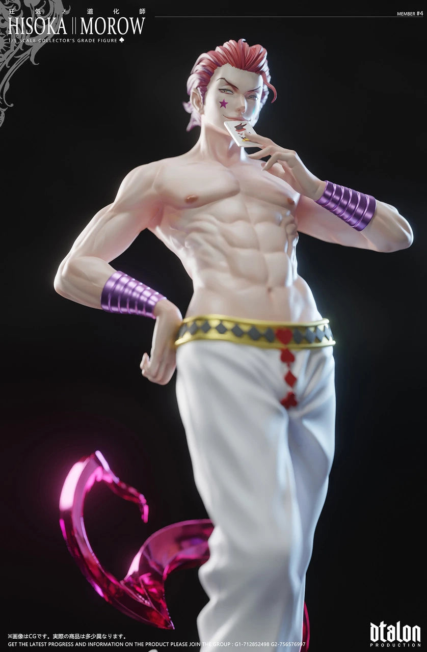 Preventa Resina Hisoka Morow Figura Hunter x Hunter DTalon Estudio