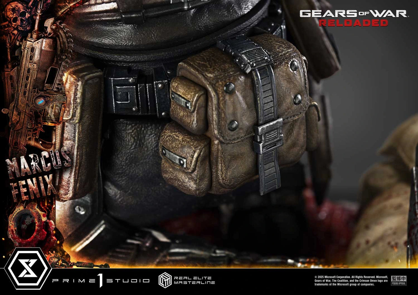 "Preventa Resina Marcus Fenix Figura Gears of War: Reloaded  Prime 1 (Licencia) Estudio"