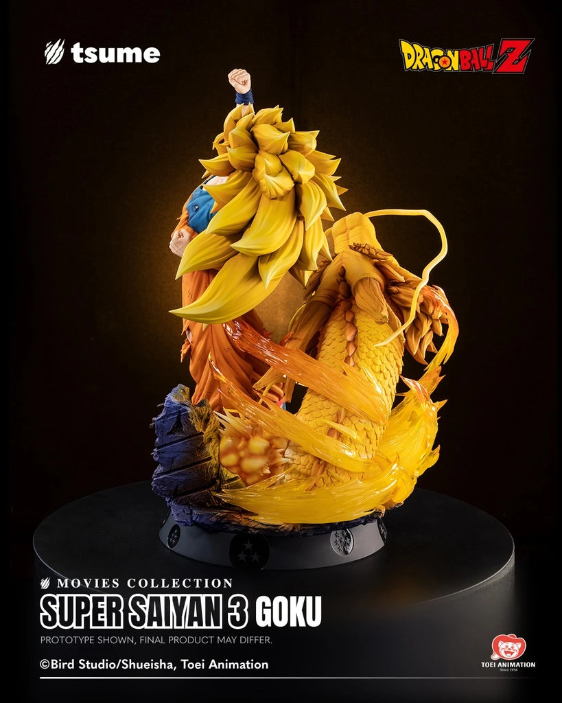 Preventa Resina Goku Super Saiyan 3 Figura Dragon Ball 1/4 Tsume Art Estudio (Licencia)