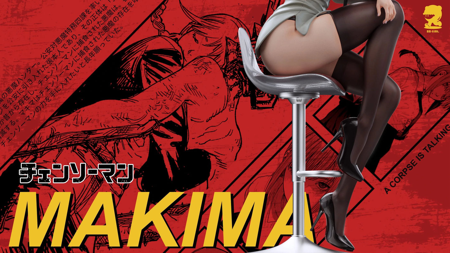 Preventa Resina Makima Figura Chainsaw Man BBGIRL Estudio