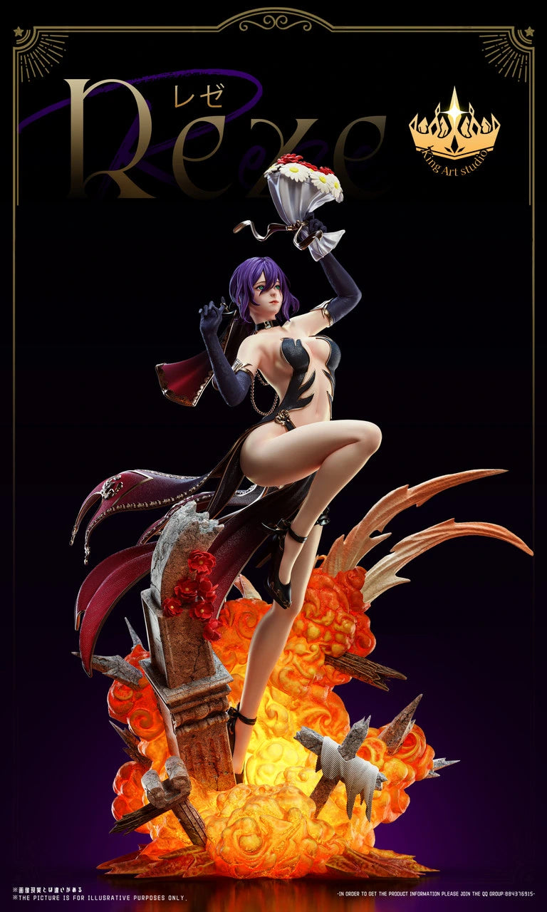 Preventa Resina Reze Figura Chainsaw Man King Art Estudio