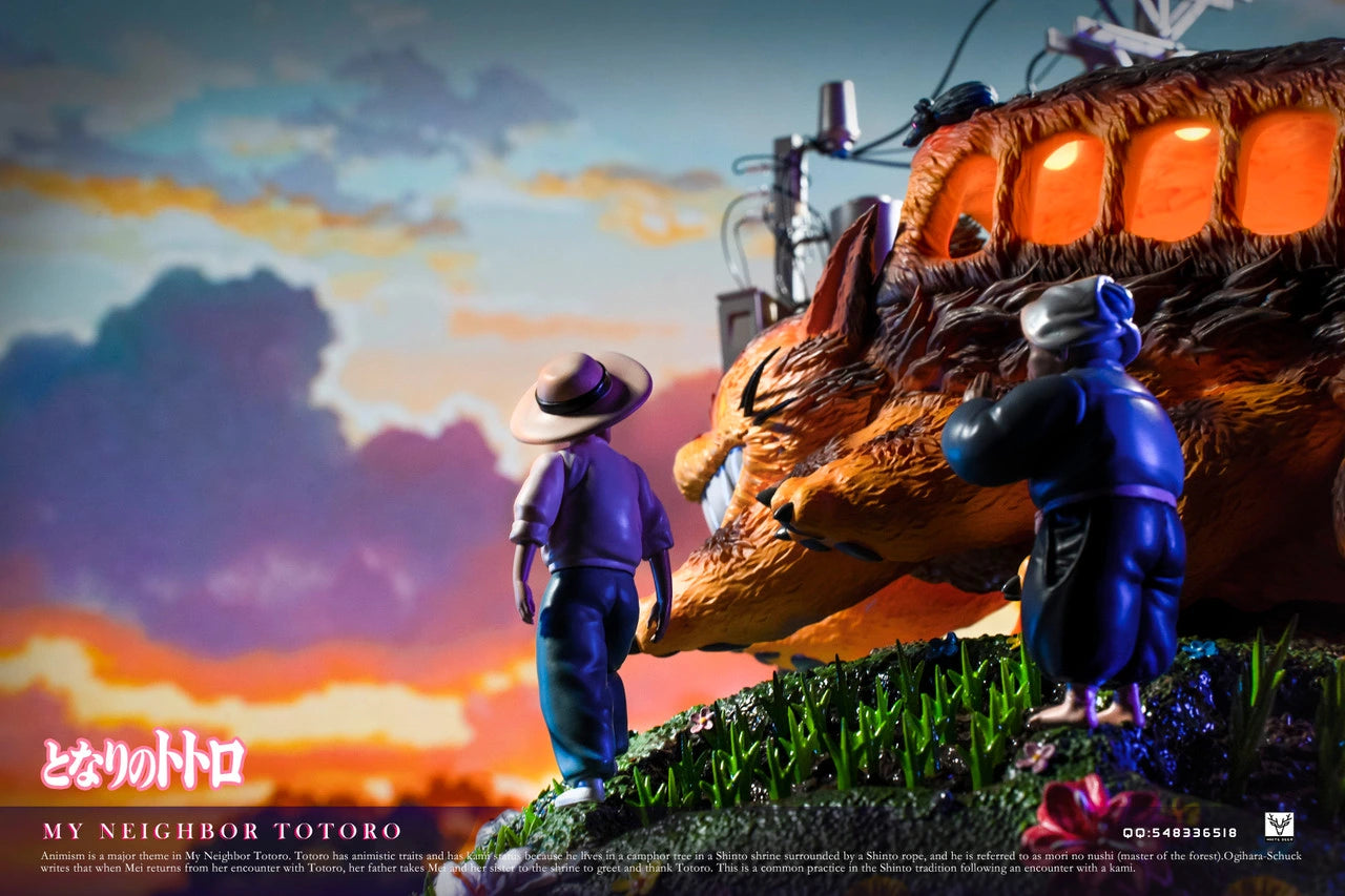 Preventa Resina CatBus Figura Mi Vecino Totoro White Deer Estudio