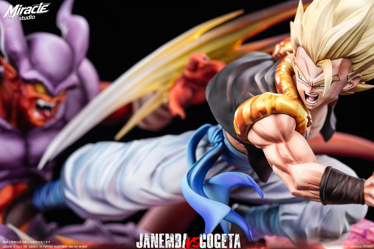 Preventa Resina Gogeta vs Janemba Figura Dragon Ball 1/6, 1/4 Miracle Estudio