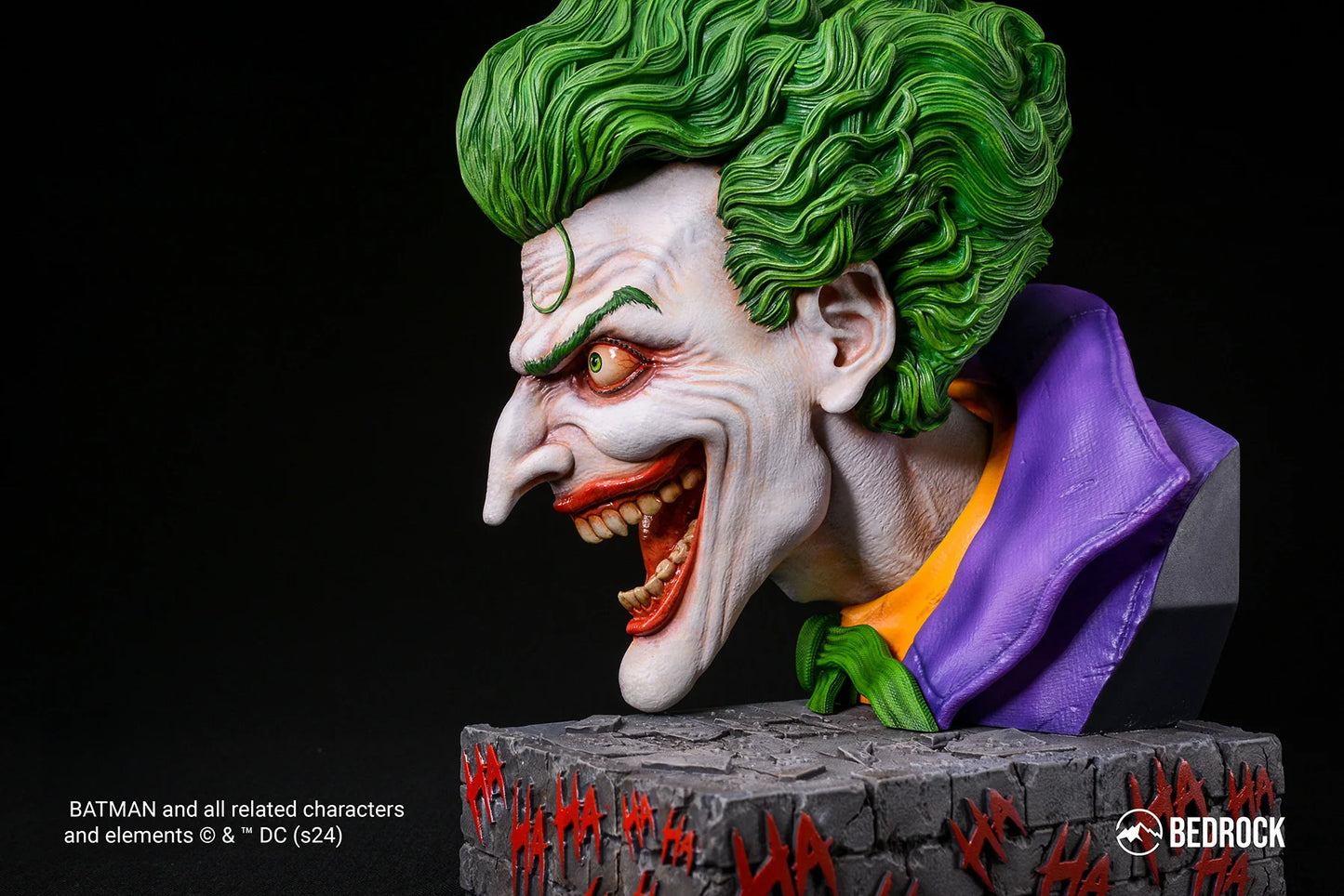Preventa Resina Batman y Joker Figura DC Bedrock Collectibles (Licencia) Estudio