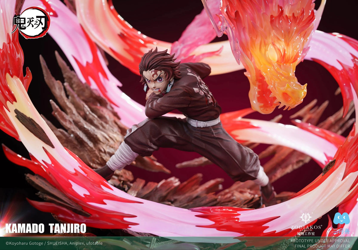 Preventa Resina Kamado Tanjiro  Figura Kimetsu No Yaiba 1/6 Zodiakos Estudio (Licencia)