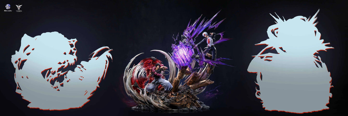 Preventa Resina Gojo Satoru vs Toji Fushiguro Figura Jujutsu Kaisen 1/6 Kol & YingFa  Estudio