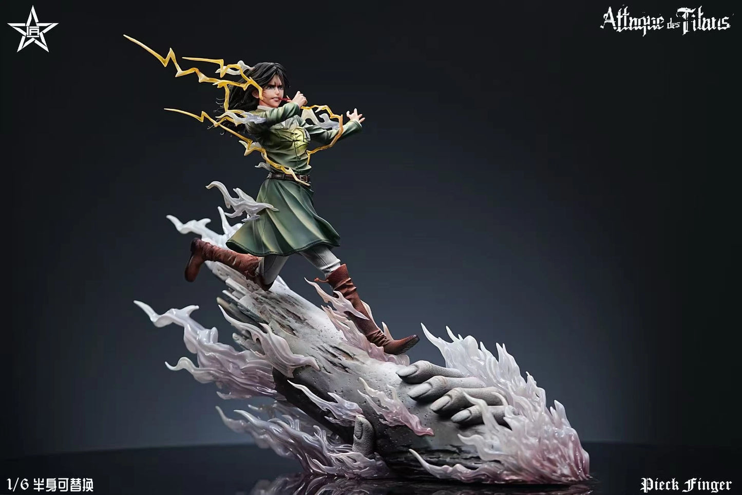 Preventa Resina Pieck Finger Figura Attack On Titan WindJas Estudio