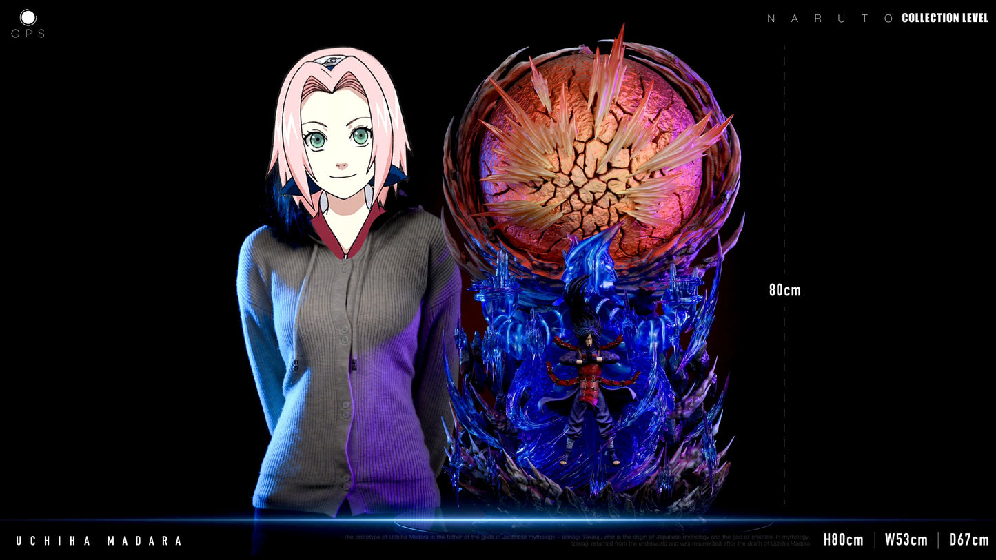 Preventa Resina Madara Uchiha Figura Naruto GPS Estudio