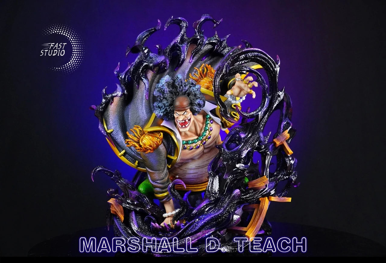 Preventa Resina Marshall D. Teach Figura One Piece Fast  Estudio