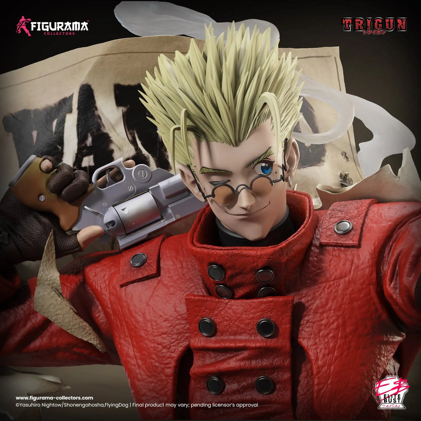 "Preventa Resina Vash Estampida  Figura Trigun Figurama Collectors (Licencia) Estudio"
