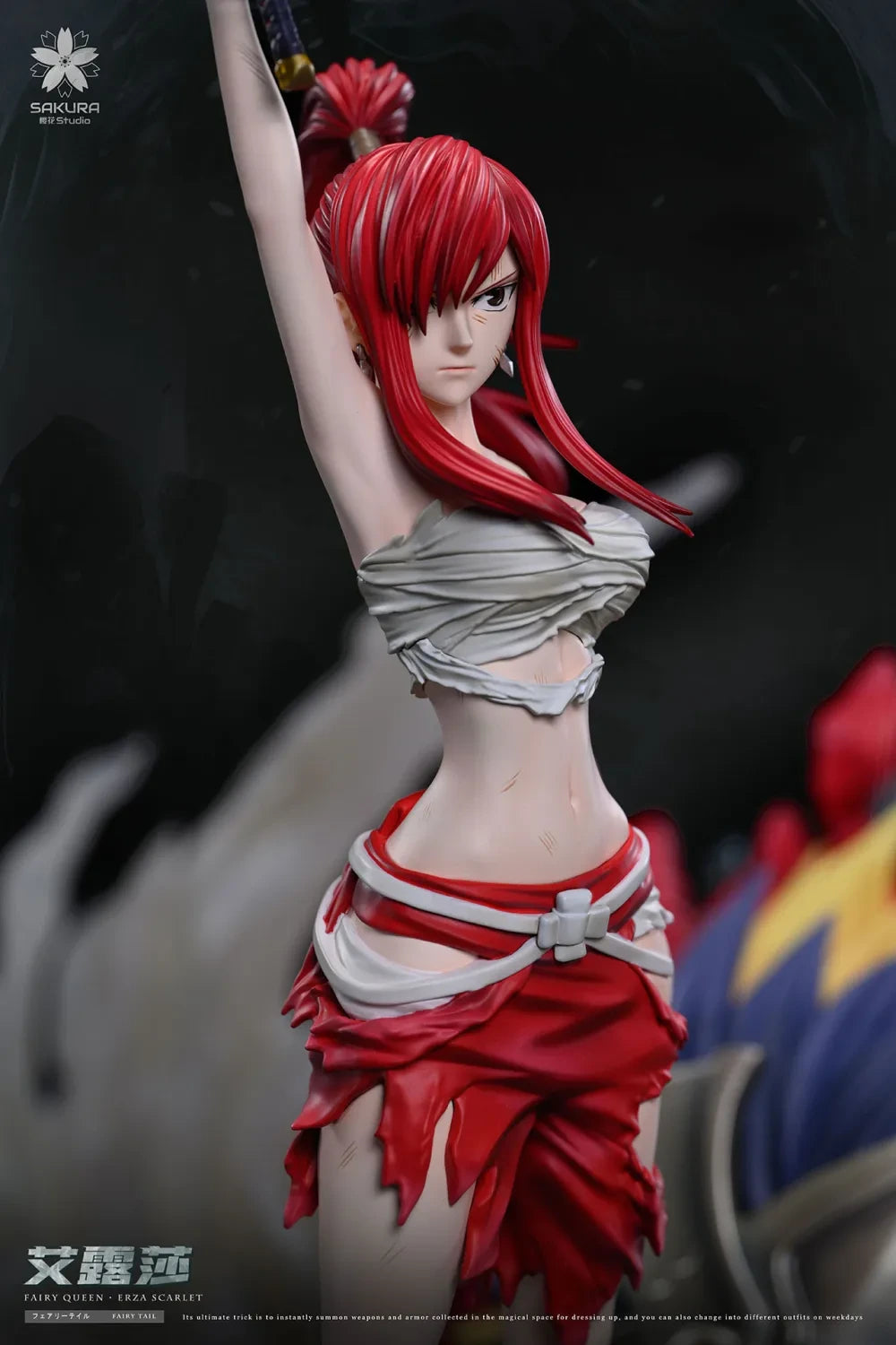 Preventa Resina Erza Scarlet Figura Fairy Tail Sakura Estudio