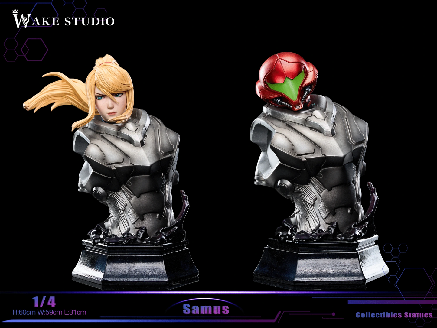 Preventa Resina Samus Figura Metroid Wake Estudio