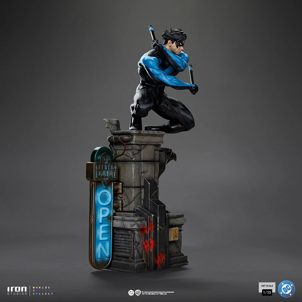 Preventa Resina Nightwing  Figura DC Comics Iron (Licencia) Estudio