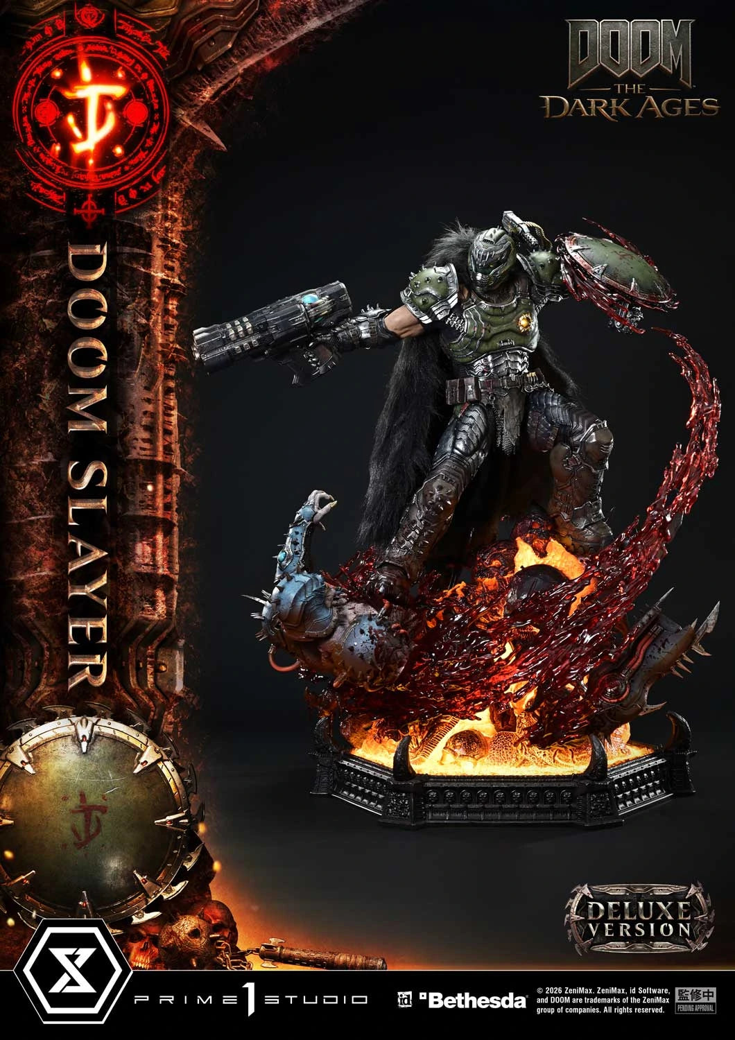 "Preventa Resina Doom Slayer  Figura DOOM: The Dark Ages   Prime 1 (Licencia) Estudio"