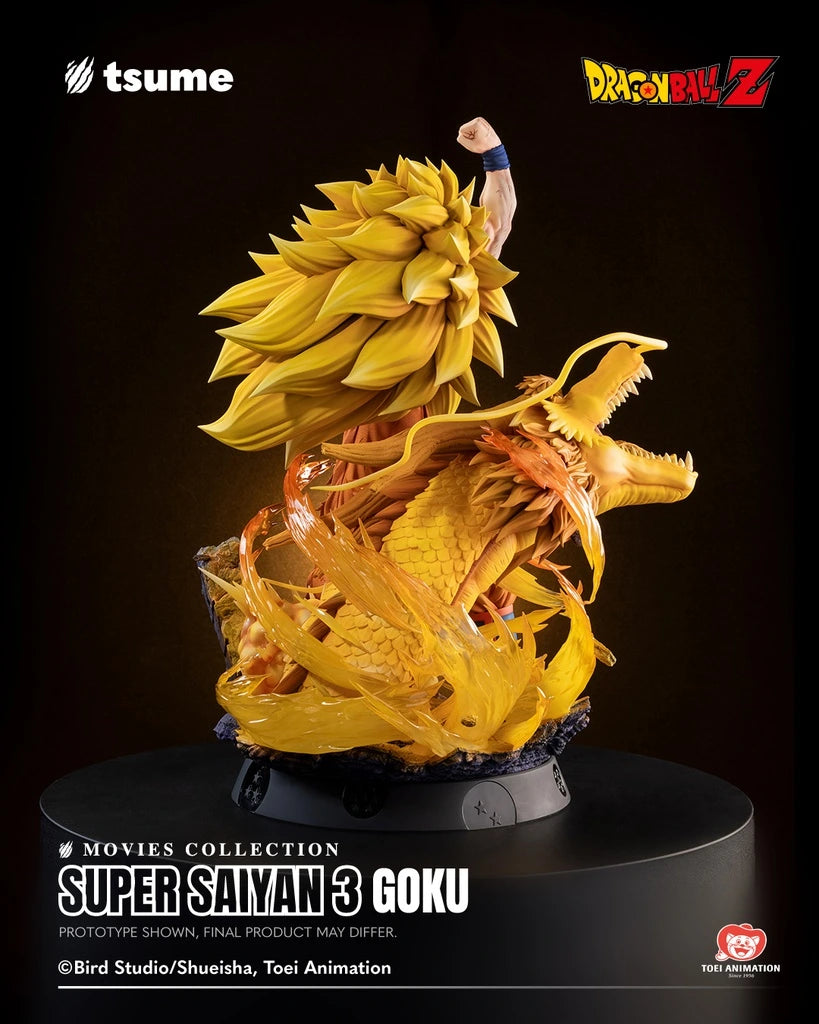 Preventa Resina Goku Super Saiyan 3 Figura Dragon Ball 1/4 Tsume Art Estudio (Licencia)
