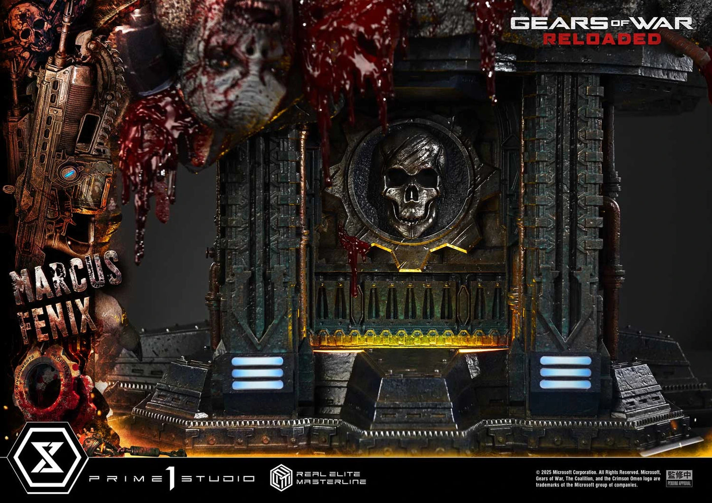 "Preventa Resina Marcus Fenix Figura Gears of War: Reloaded  Prime 1 (Licencia) Estudio"