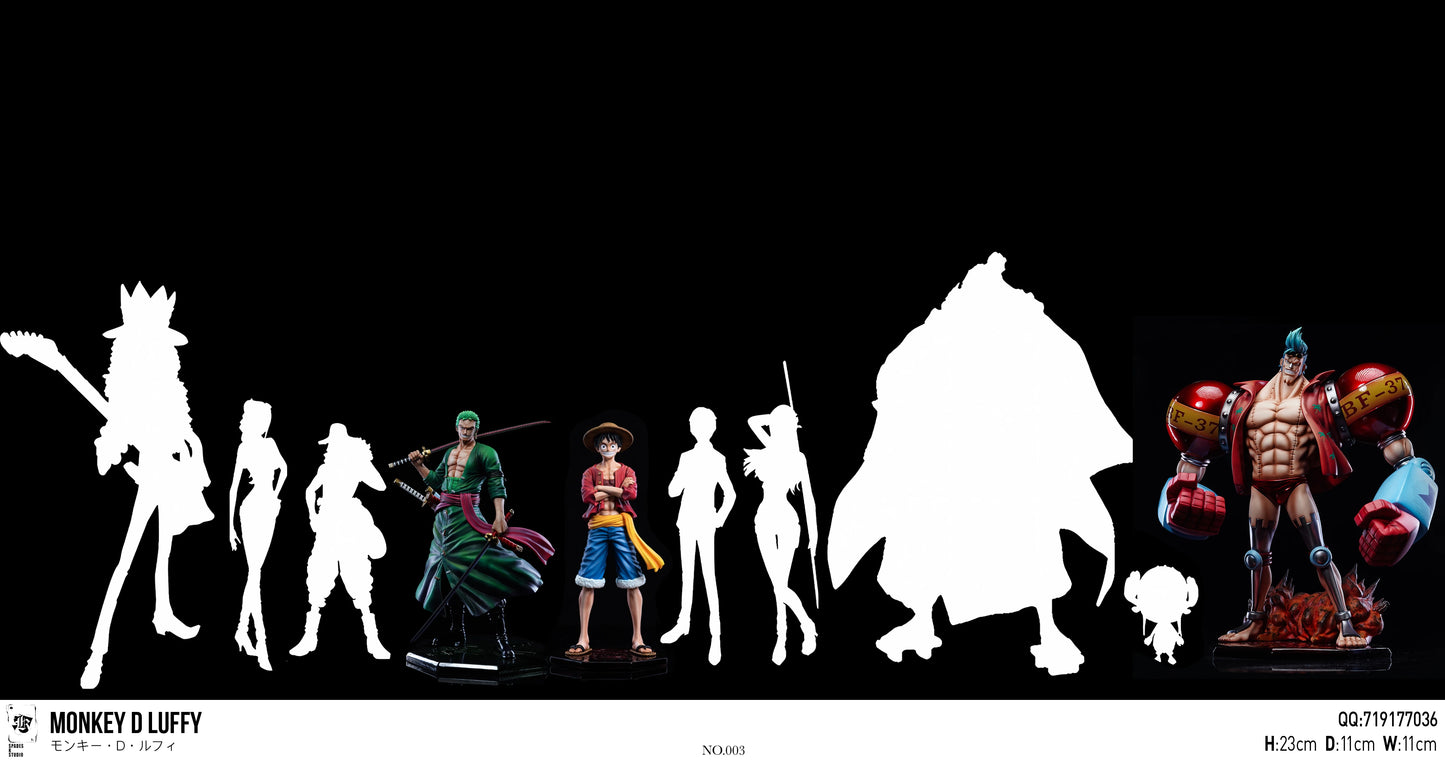 Preventa Resina Monkey D. Luffy Figura One Piece Spades K Estudio