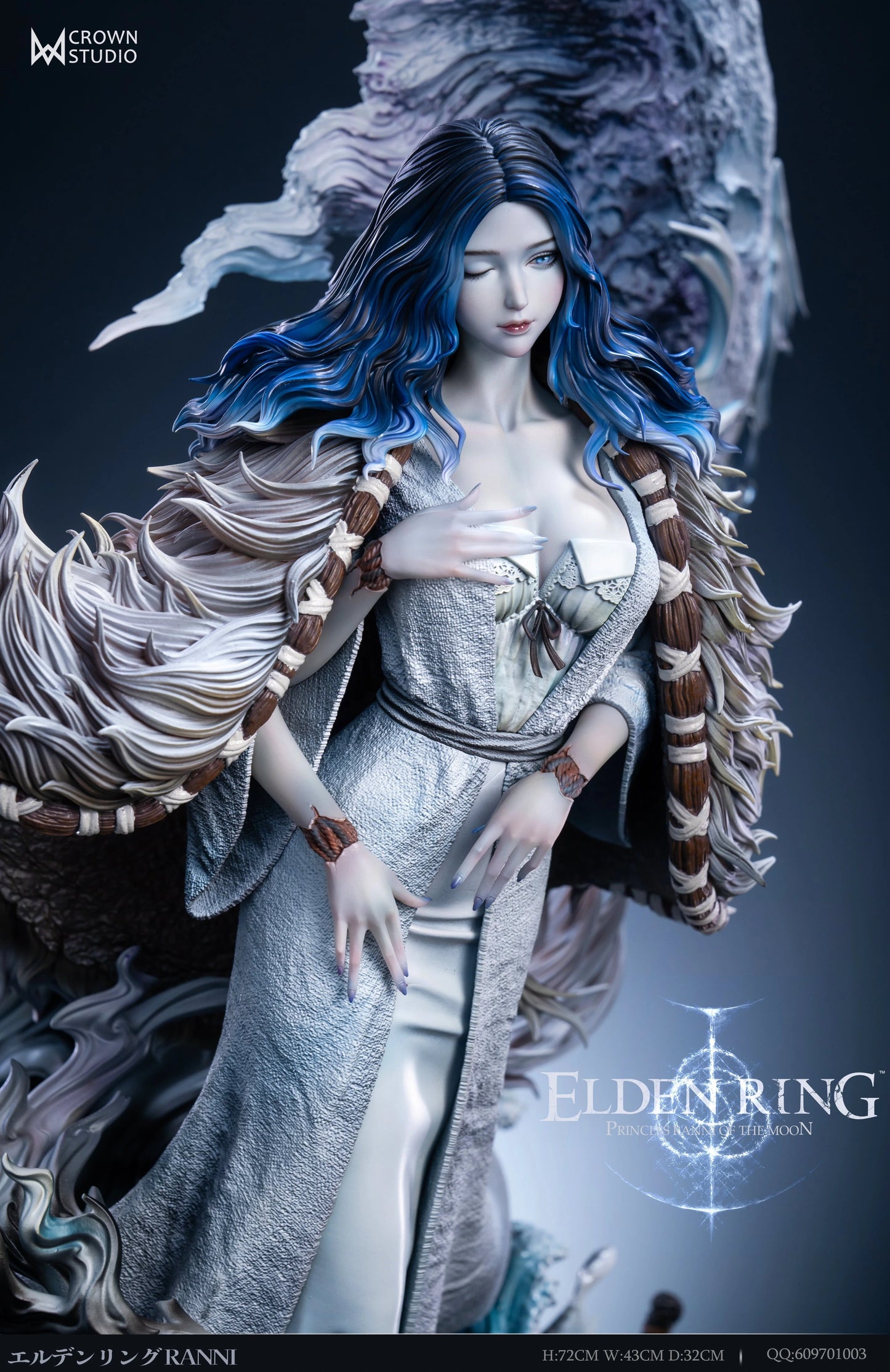 Preventa Resina Ranni Figura Elden Ring Crow Estudio