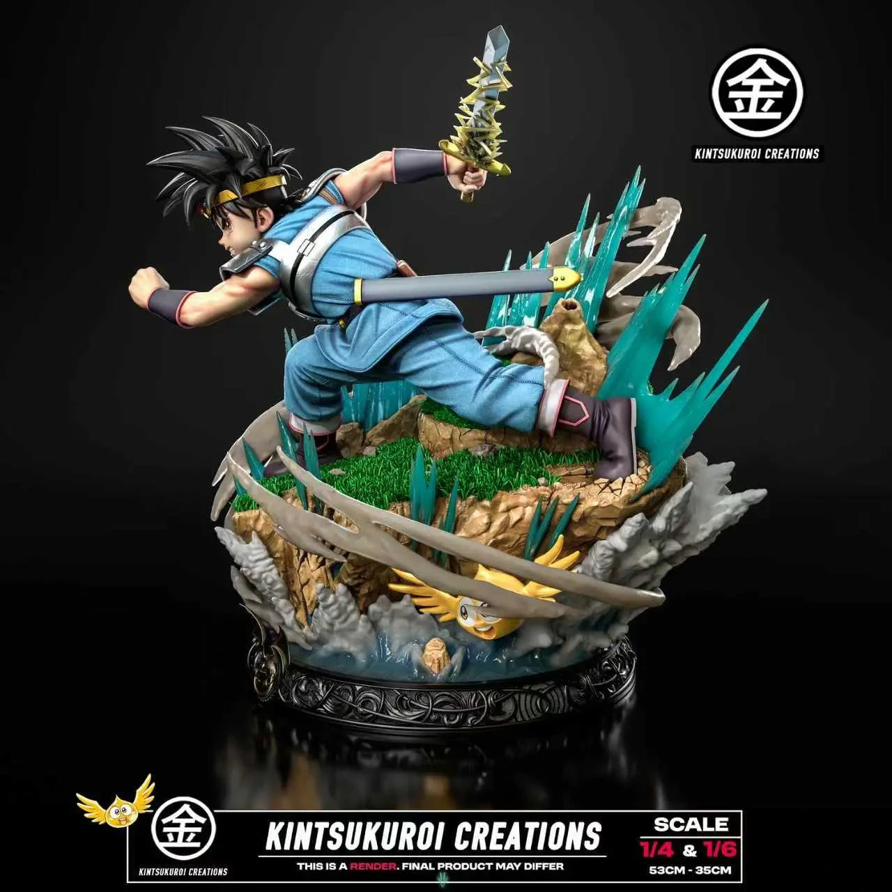 Preventa Resina Dai Figura Dragon Quest: The Adventure of Dai Kintsukuroi Creations Estudio