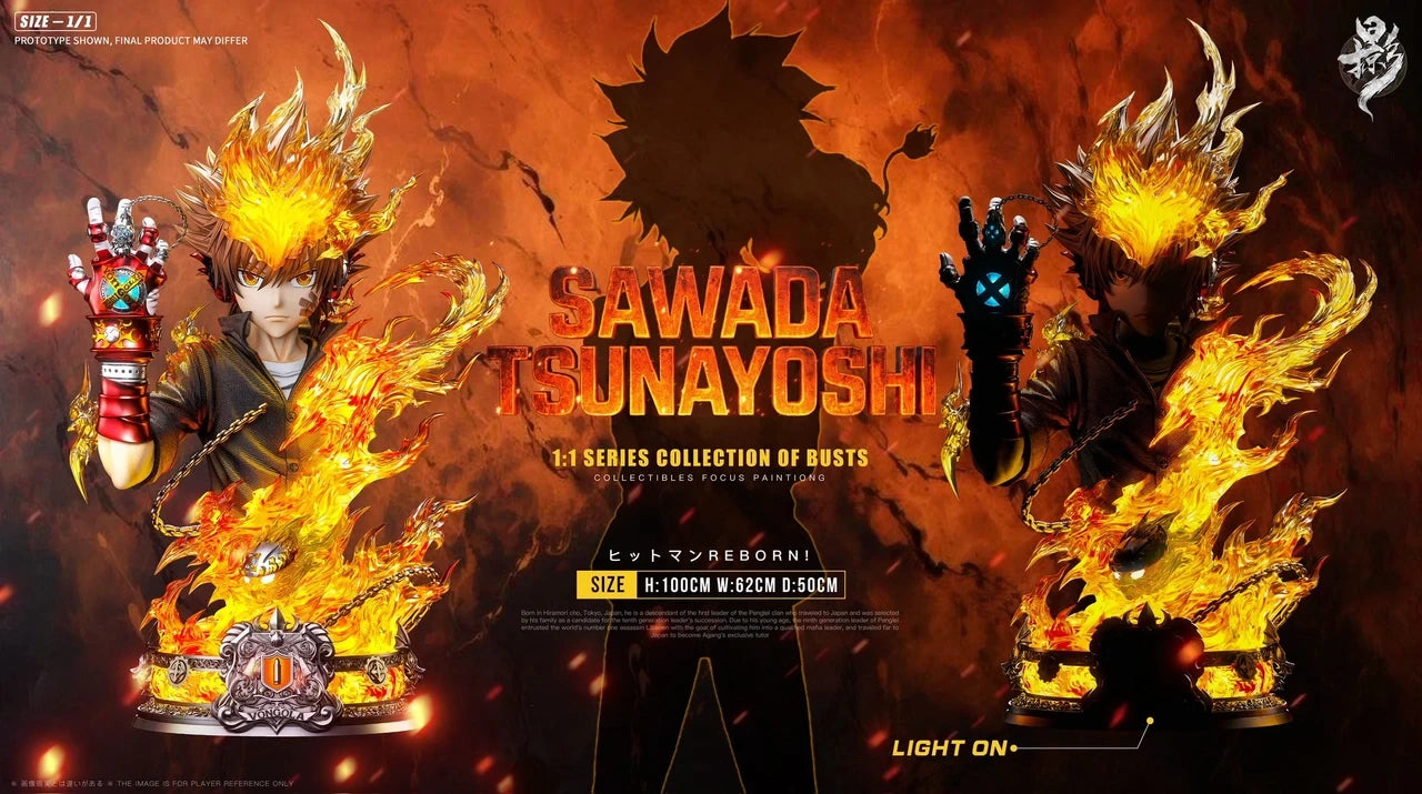"Preventa Resina Tsunayoshi Sawada Figura Katekyō Hitman Reborn!  1/3 LueYing Estudio"