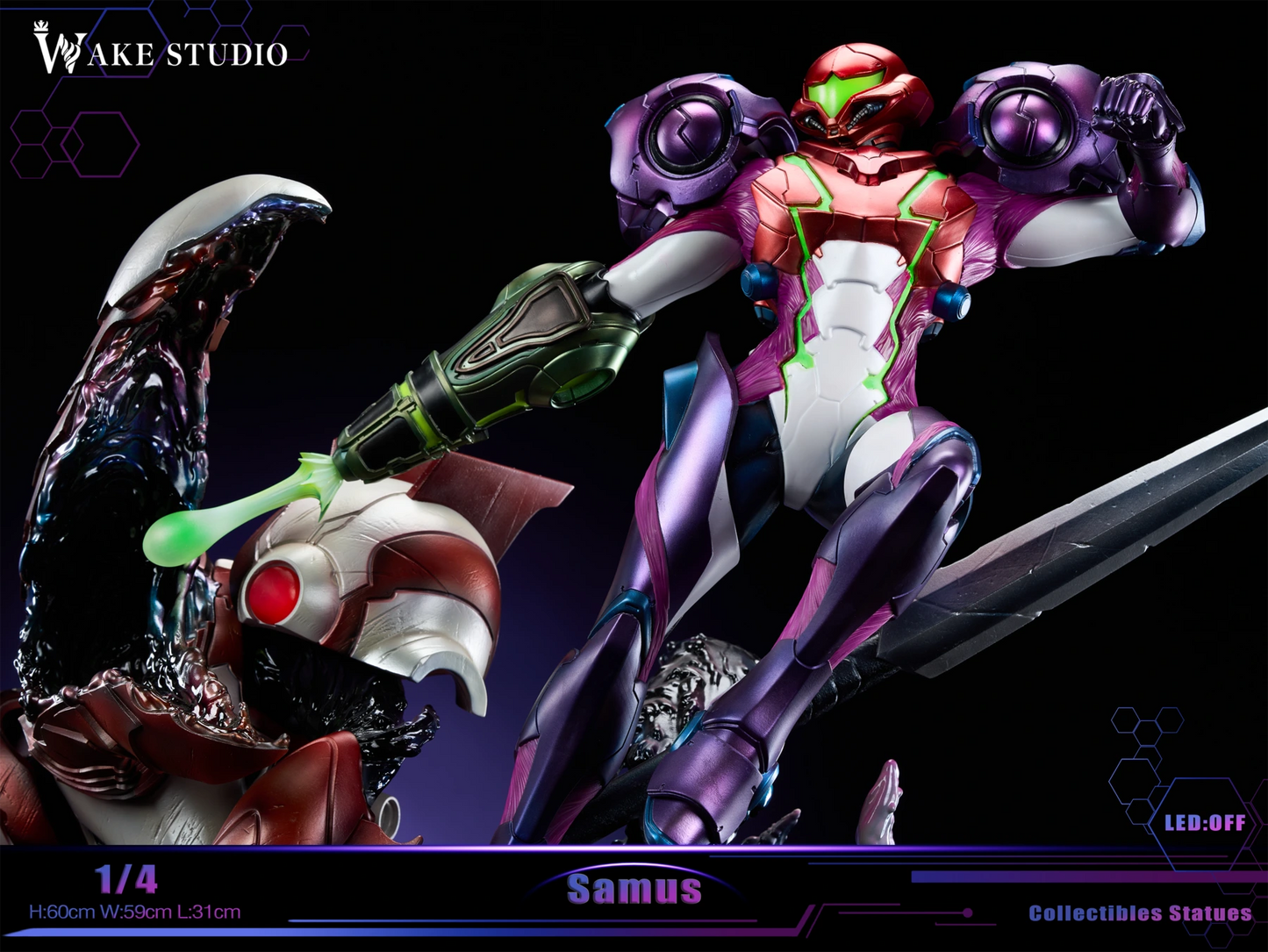 Preventa Resina Samus Figura Metroid Wake Estudio