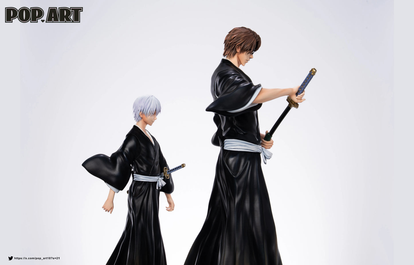 Preventa Resina Aizen & Ichimaru Gin Figura Bleach POP.ART  Estudio