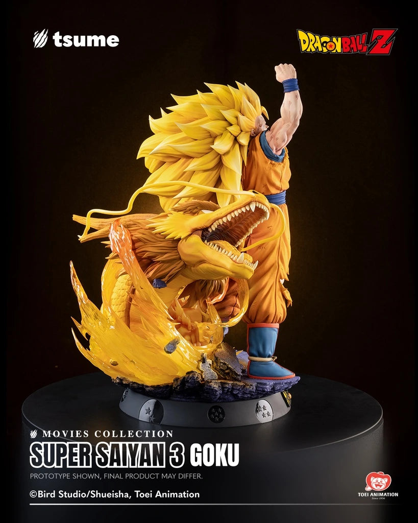 Preventa Resina Goku Super Saiyan 3 Figura Dragon Ball 1/4 Tsume Art Estudio (Licencia)